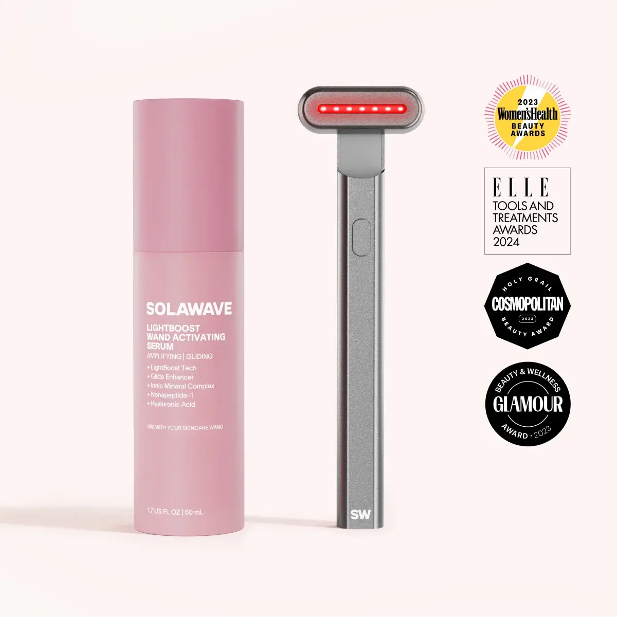 Solawave 4-in-1 Red Light Therapy Wand & Activating Serum Kit - Image 17