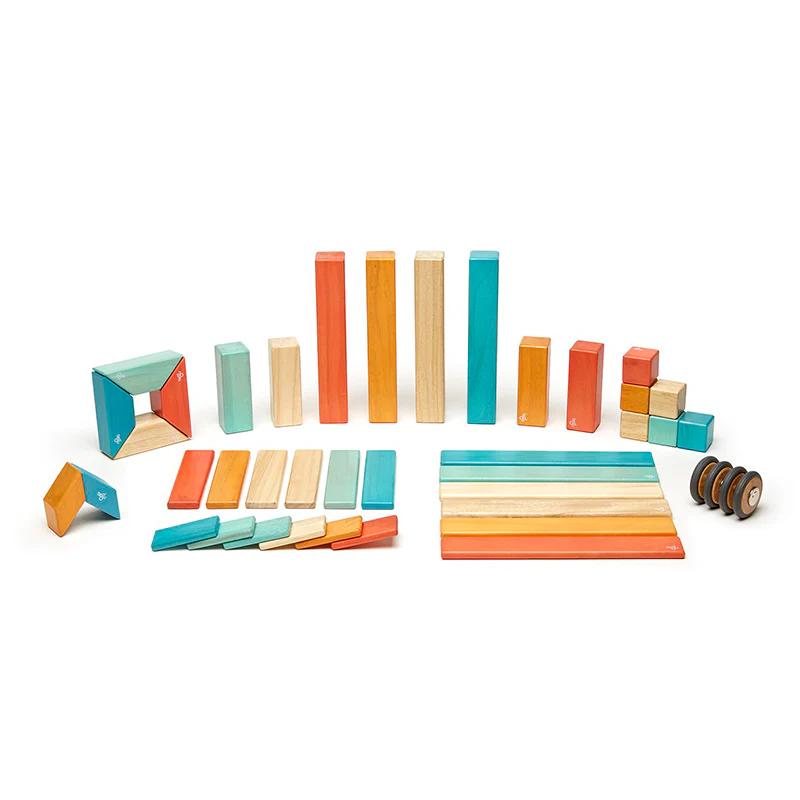Tegu 42-Piece Set Magnetic Wooden Blocks Tegu Classics - Image 11
