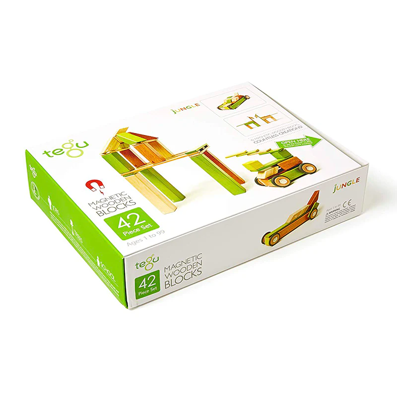Tegu 42-Piece Set Magnetic Wooden Blocks Tegu Classics - Image 25