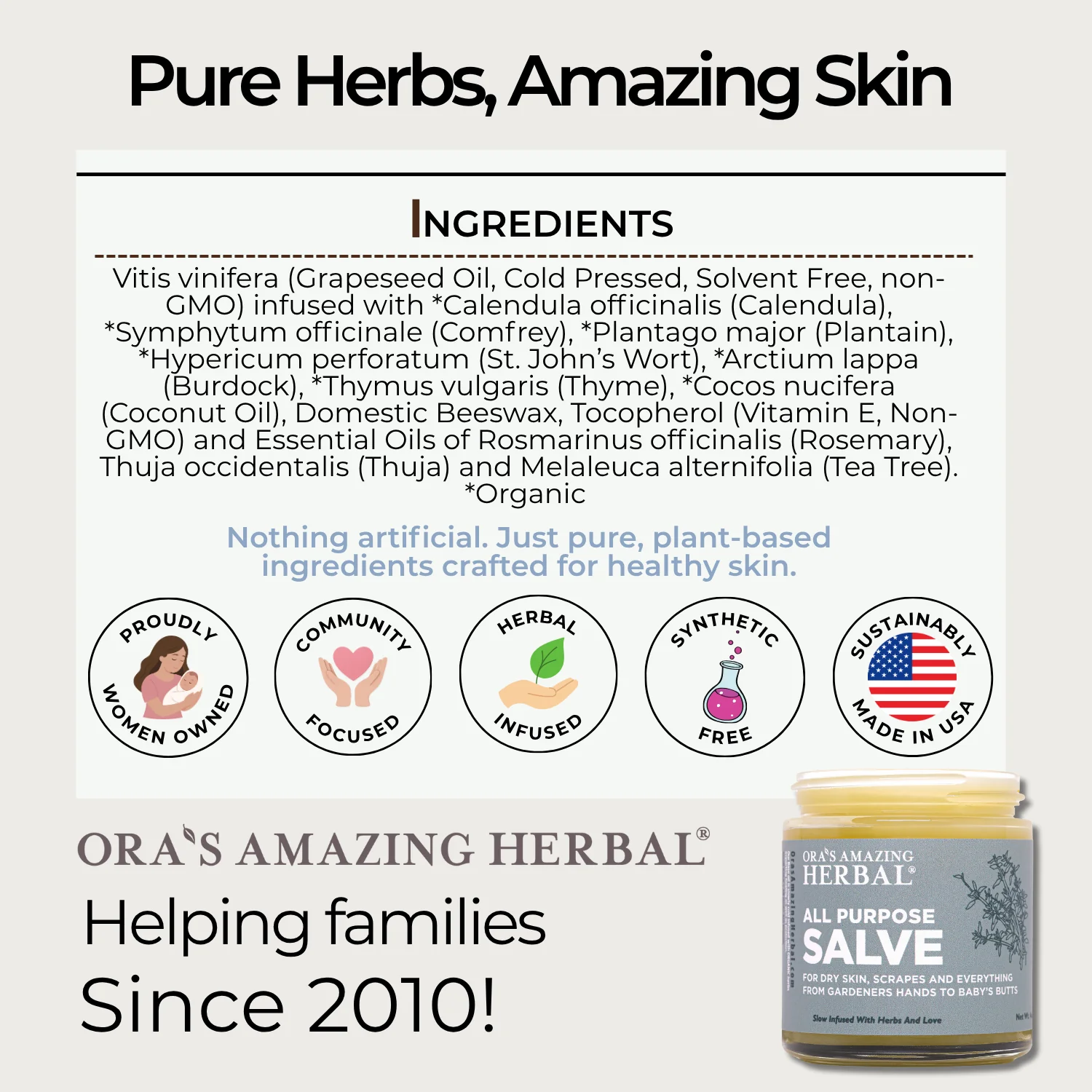 Ora's Amazing Herbal All Purpose Salve, Multipurpose Herbal Salve - Image 6