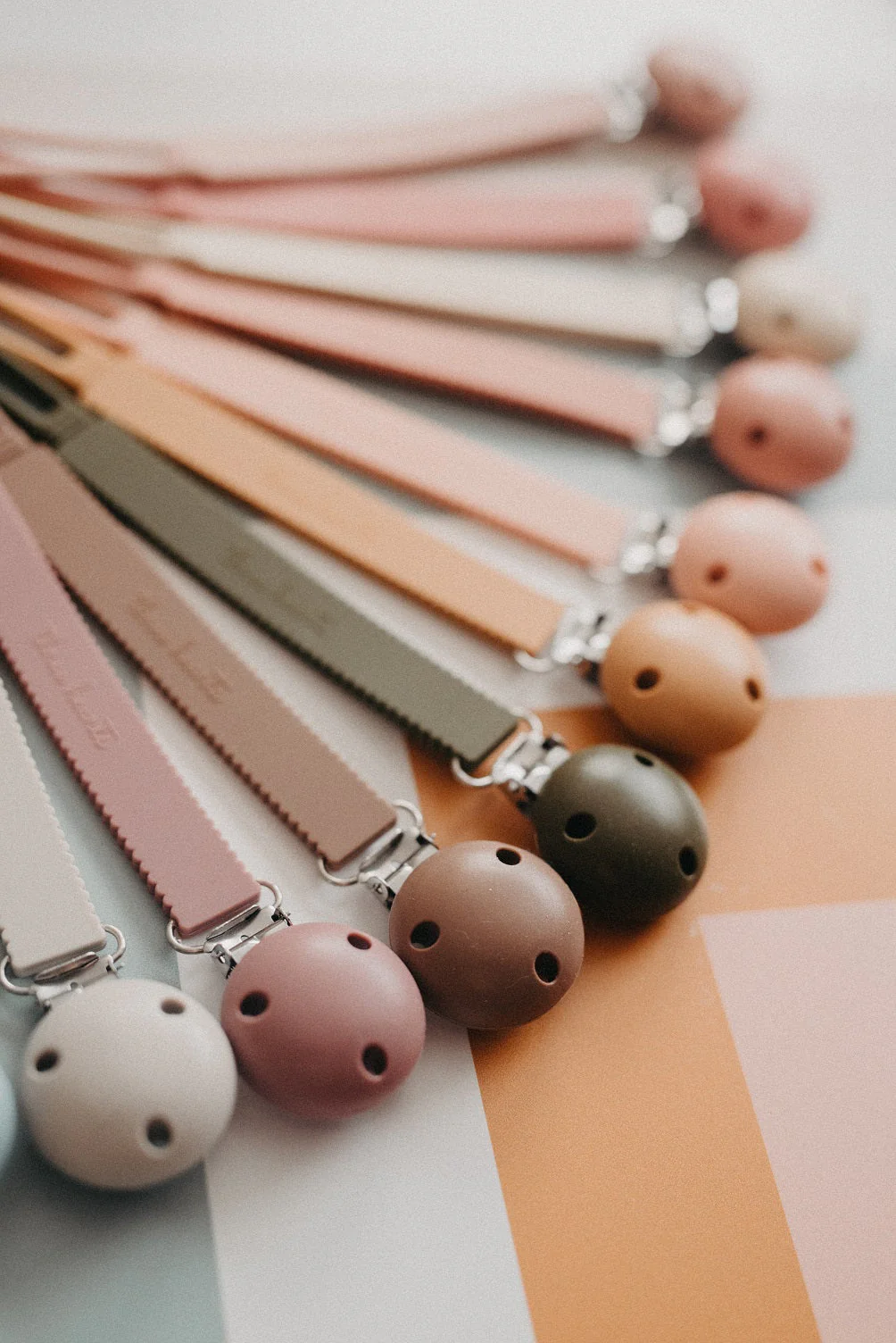Three Hearts Alyssa Silicone Pacifier/ Toy Clip