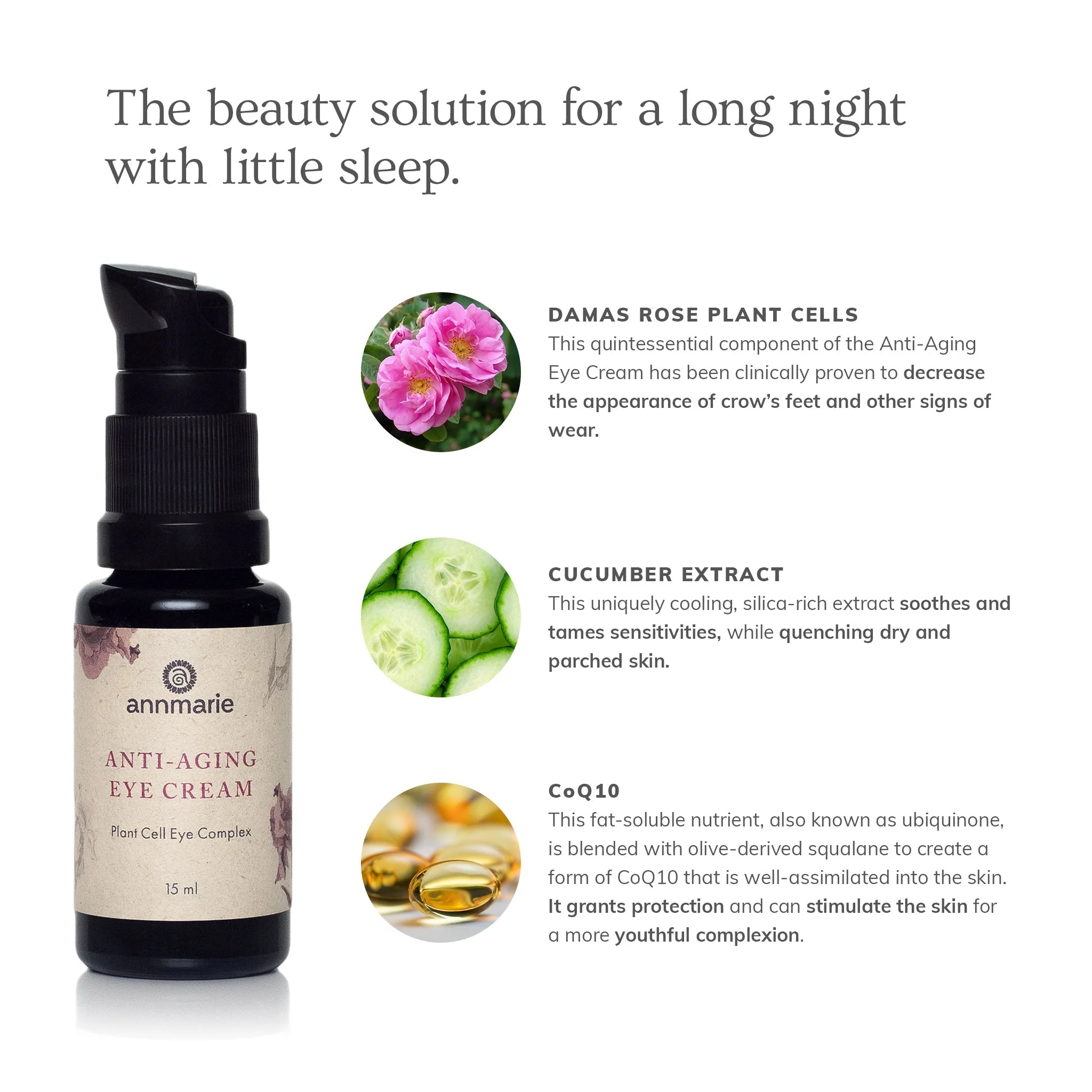 Annmarie Skin Care Anti-Aging Eye Cream (15ml) - Image 2