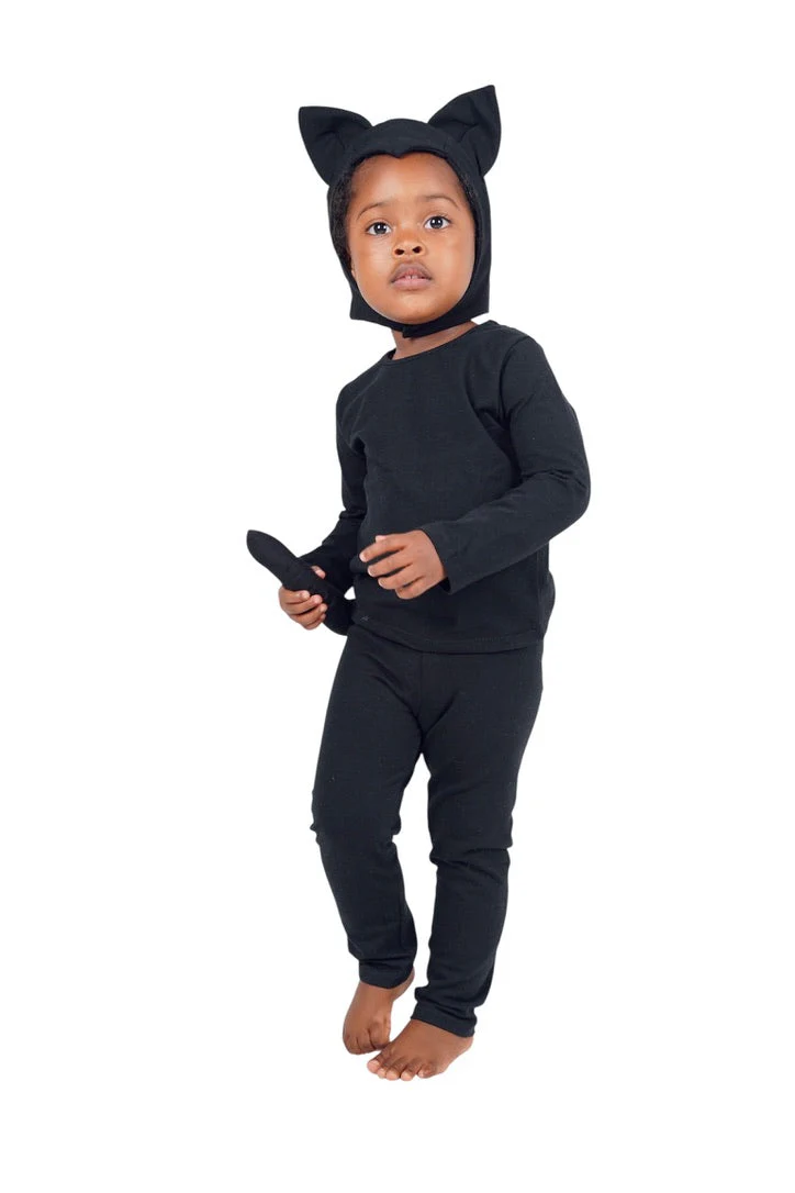 Band of the Wild Black Cat Pajama Costume - Image 6