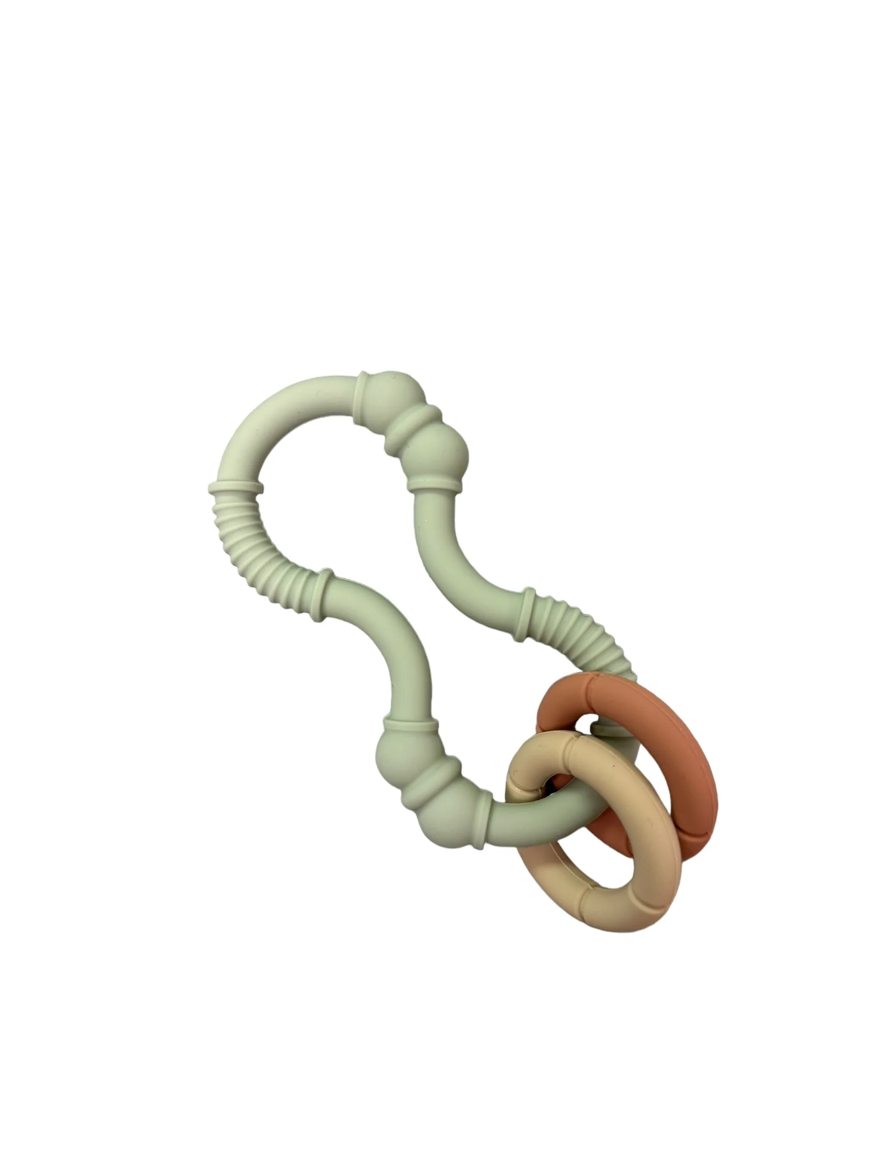 Three Hearts BPA Free Silicone Teether Twist - Image 5