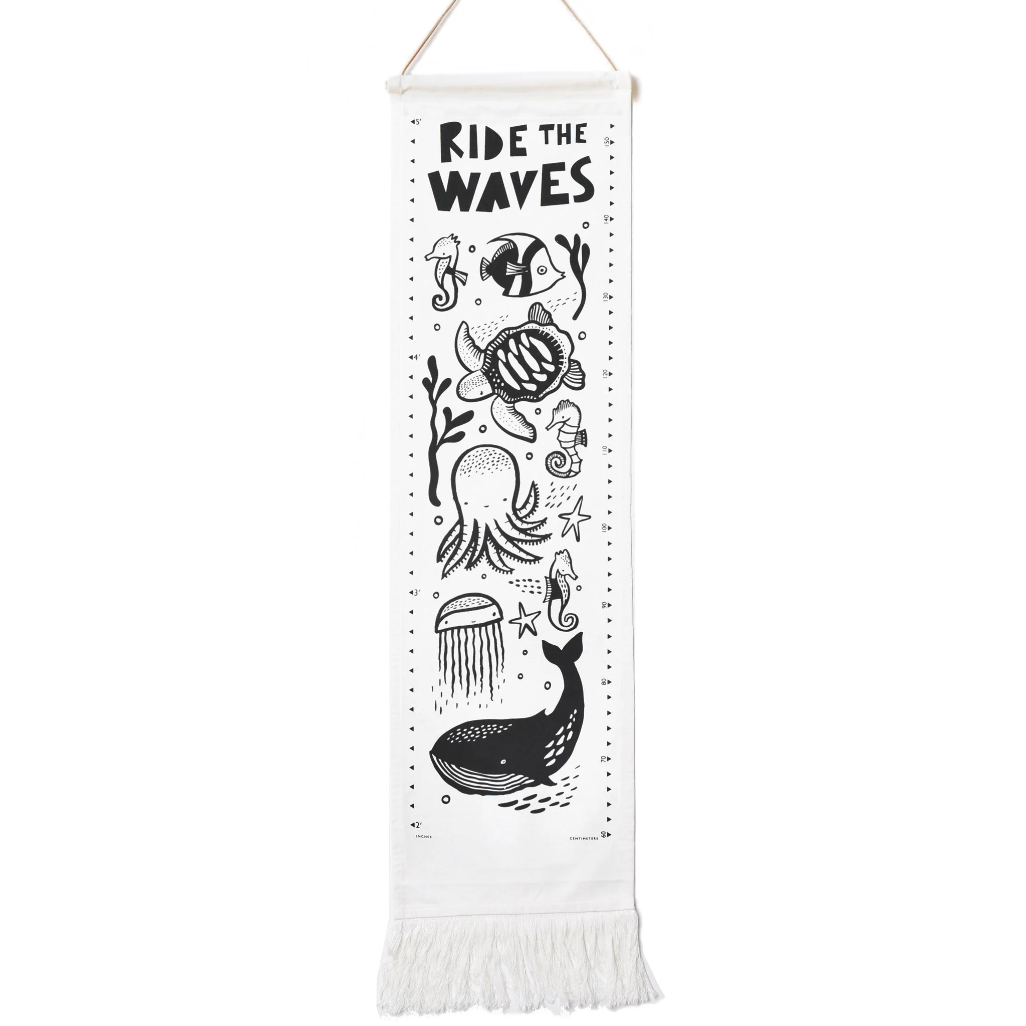 Wee Gallery Canvas Growth Chart - Ocean - Image 4