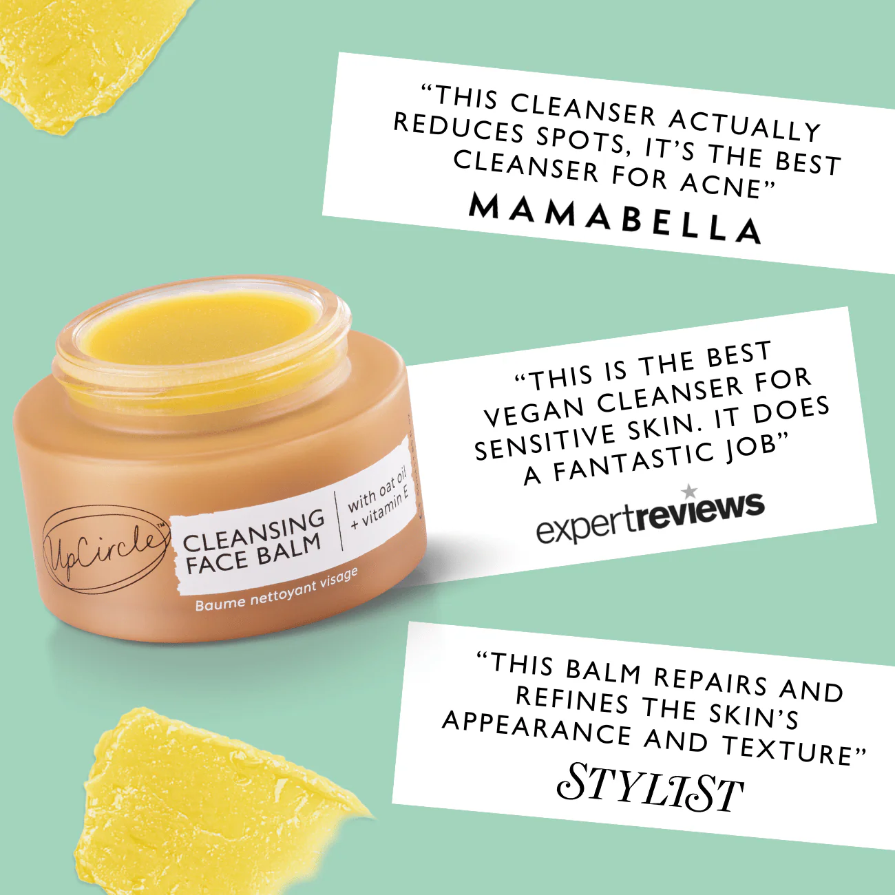 UpCircle Cleansing Face Balm with Oat Oil + Vitamin E - Image 3