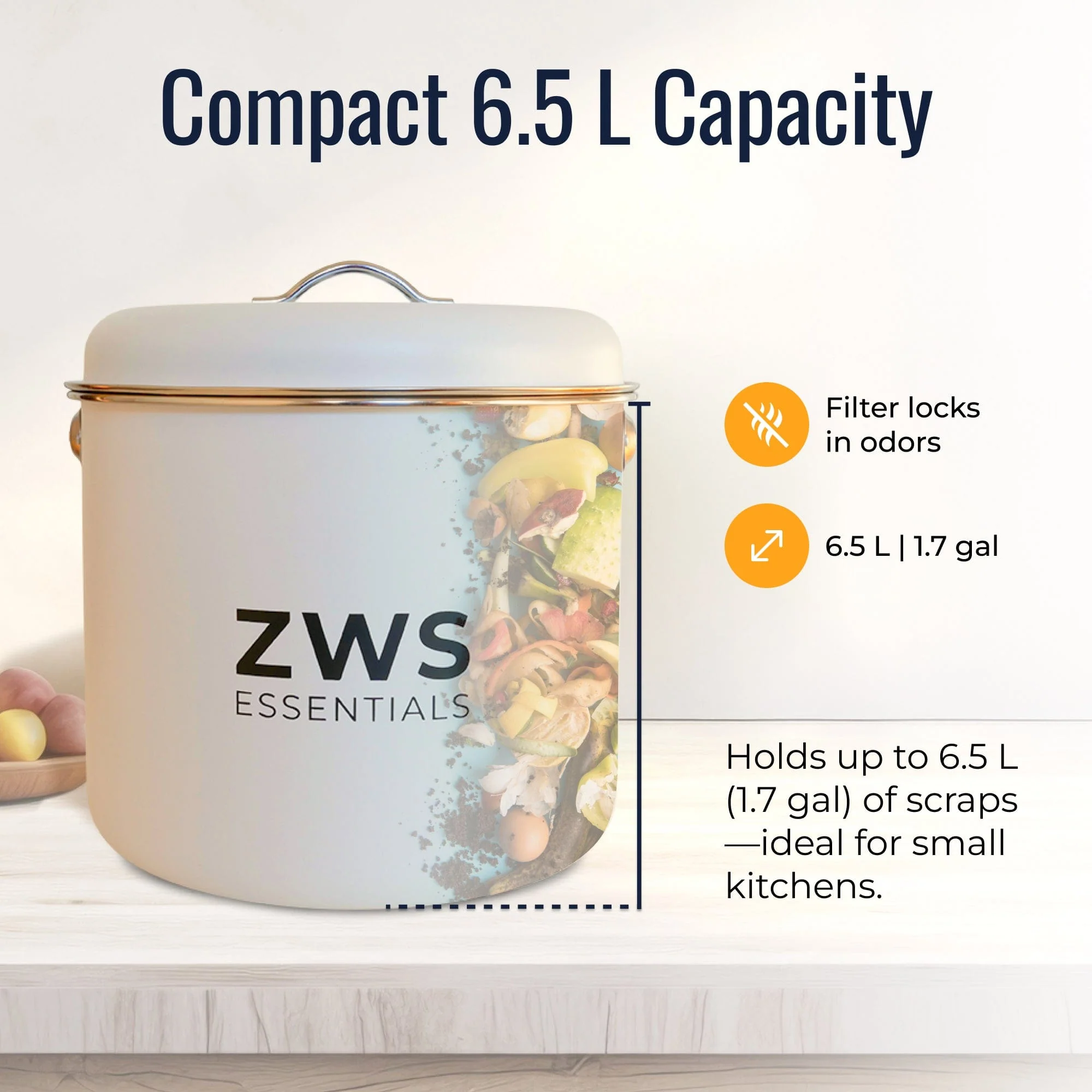 Zero Waste Store Countertop Compost Bin - Image 6