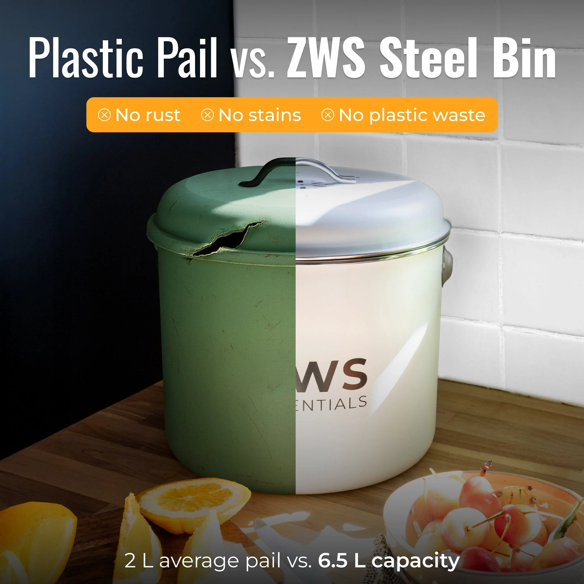 ZeroWasteStore Countertop Compost Bin Kit - Image 6