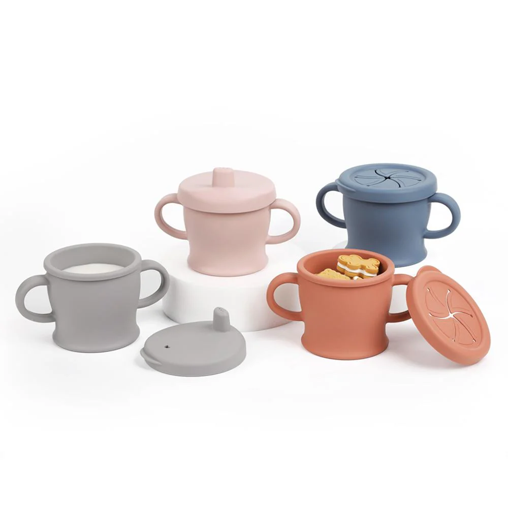 Haakaa Silicone Sip-N-Snack Cup 8 oz - Image 2