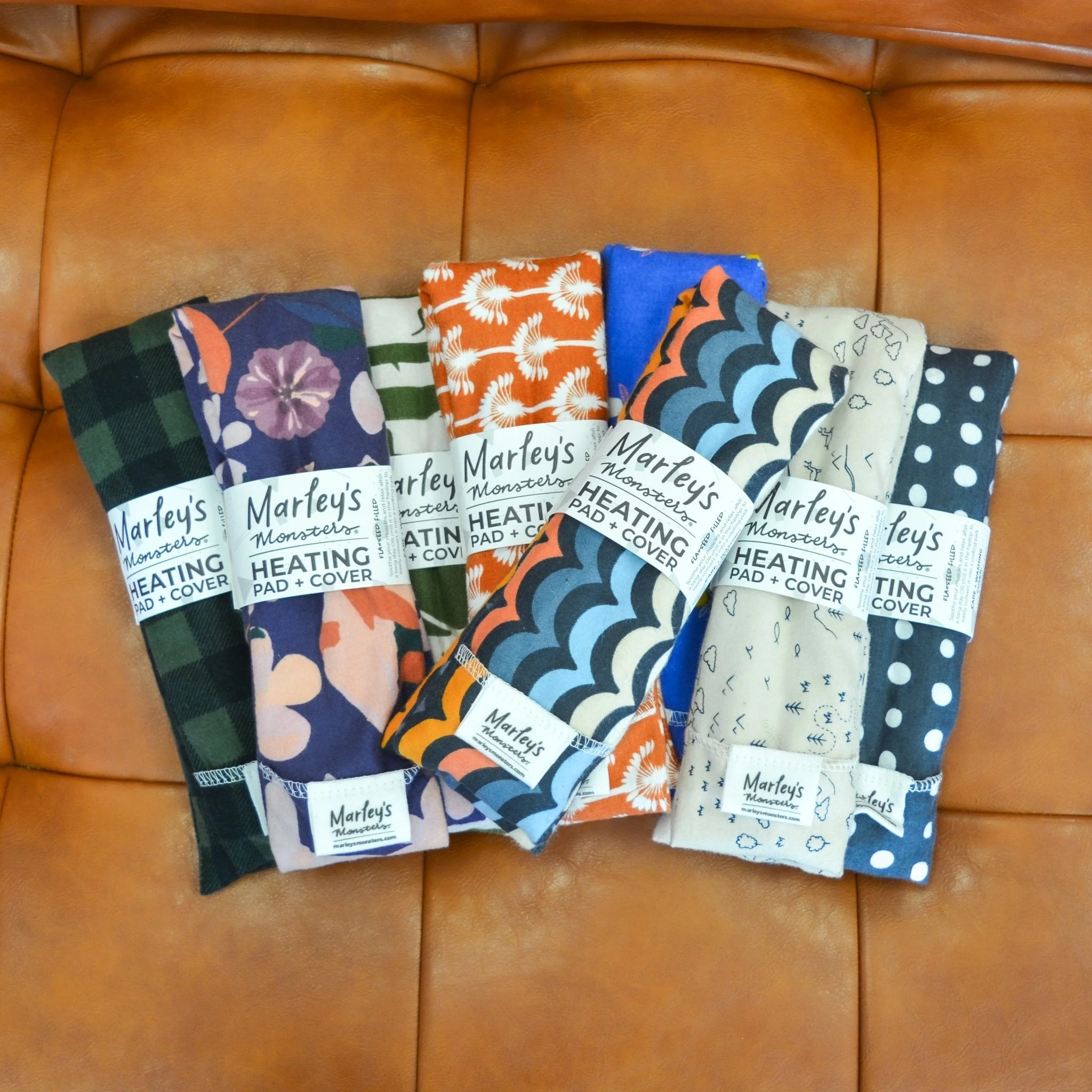 Marley's Monsters Heating Pad + Cover: Flax Seed - Image 3