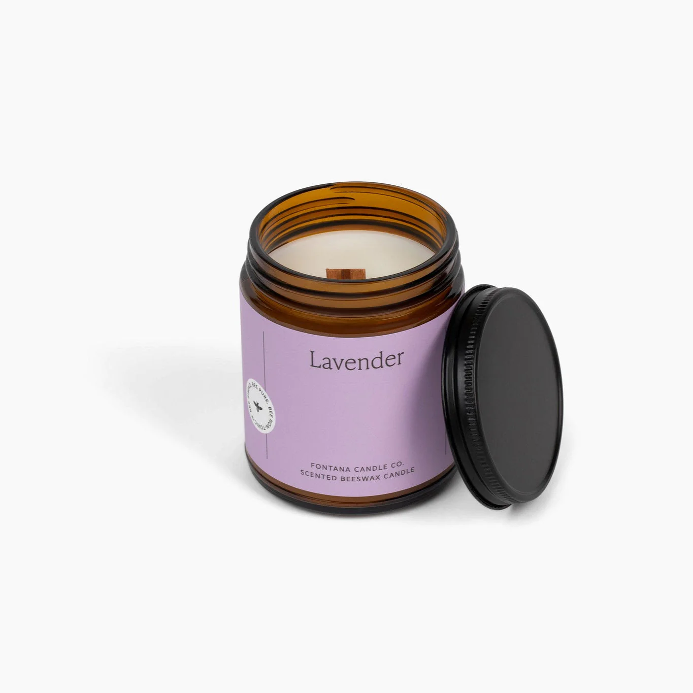 Fontana Candle Co Lavender Jar Candle - Image 4