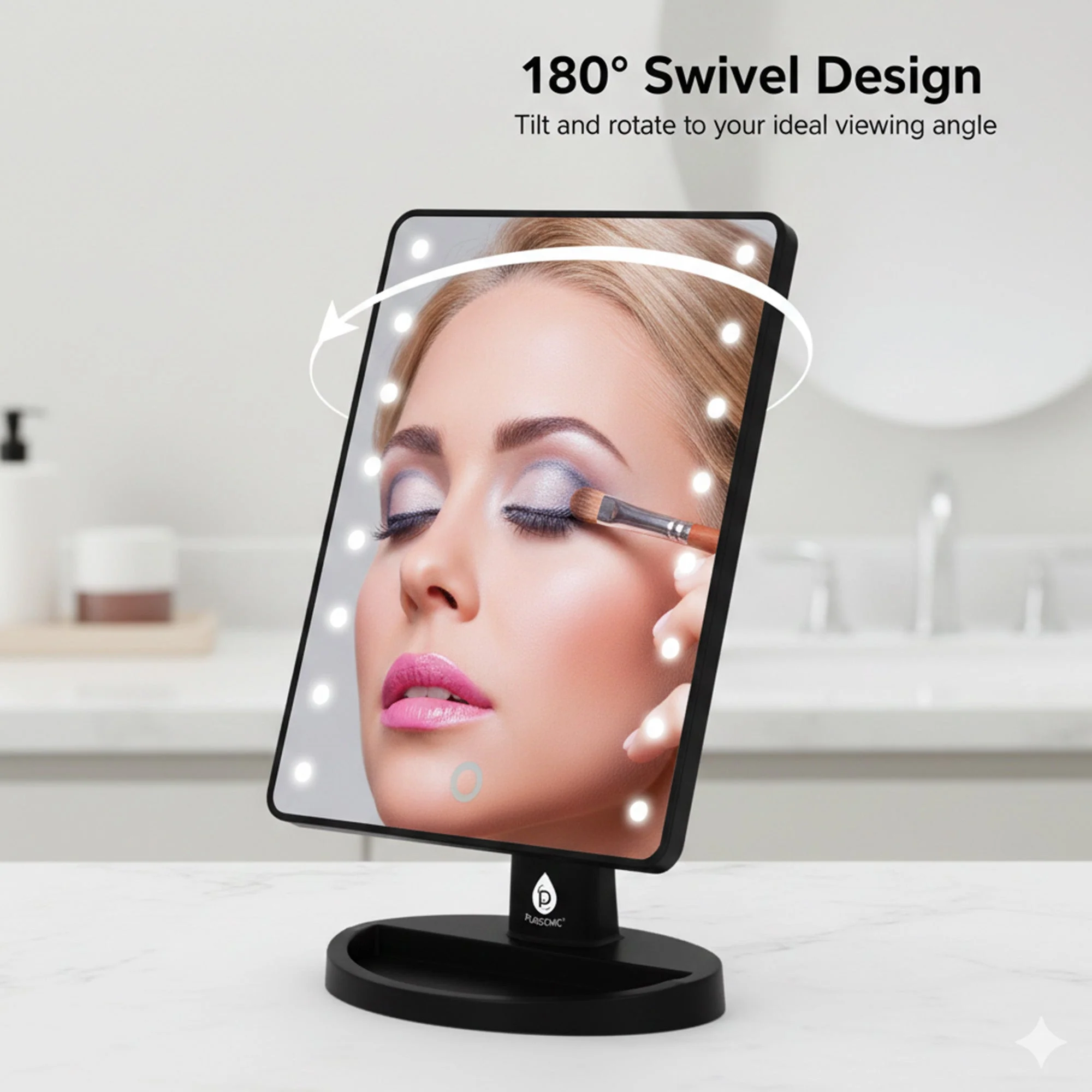 Pursonic LED Lighted Vanity Makeup Mirror - Image 6