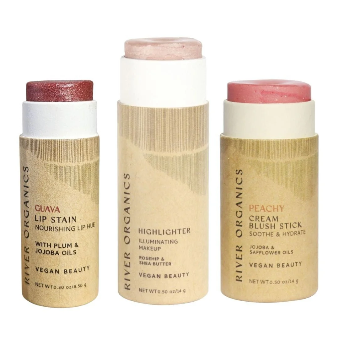 River Organics Lip + Highlighter + Blush Set - Image 26