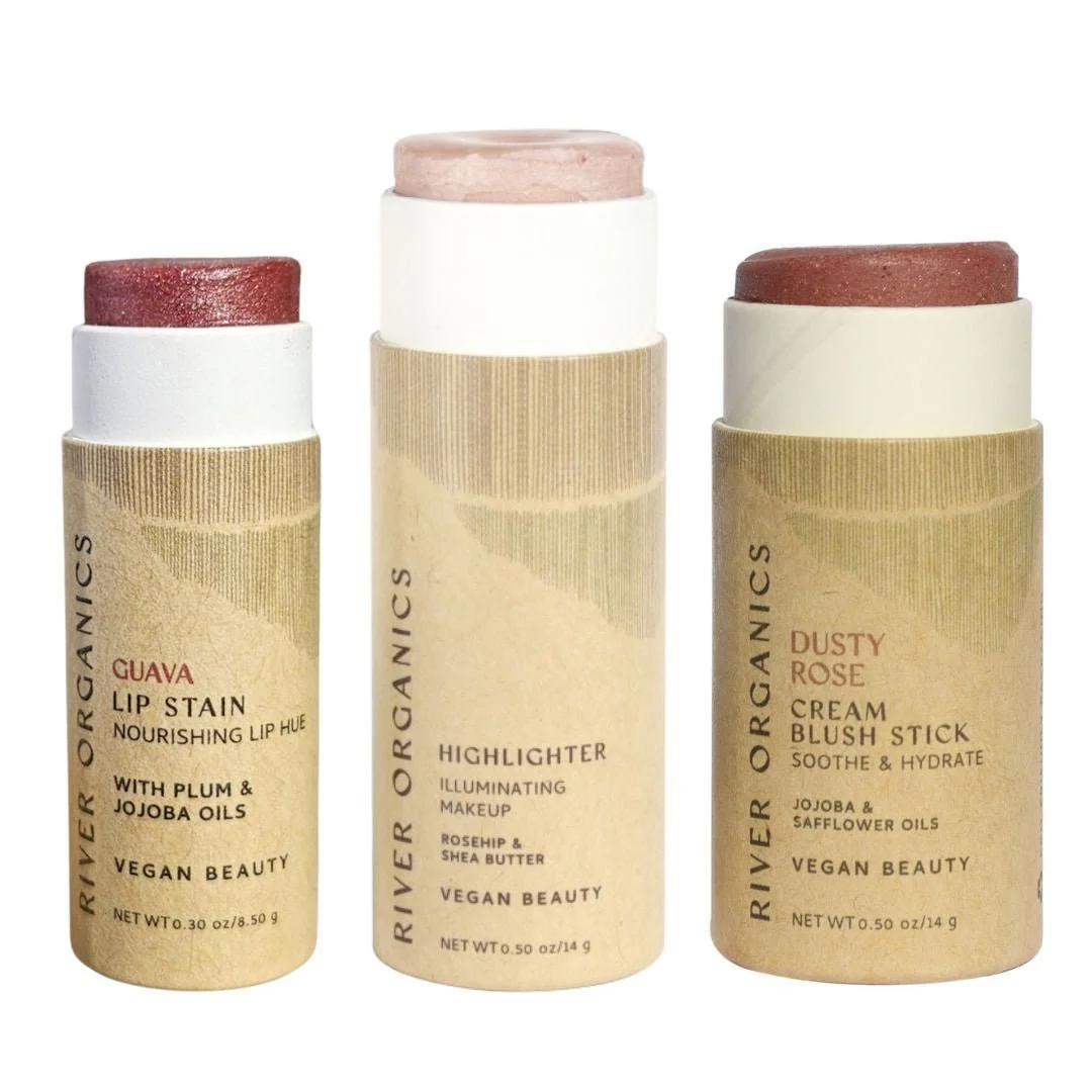 River Organics Lip + Highlighter + Blush Set - Image 28