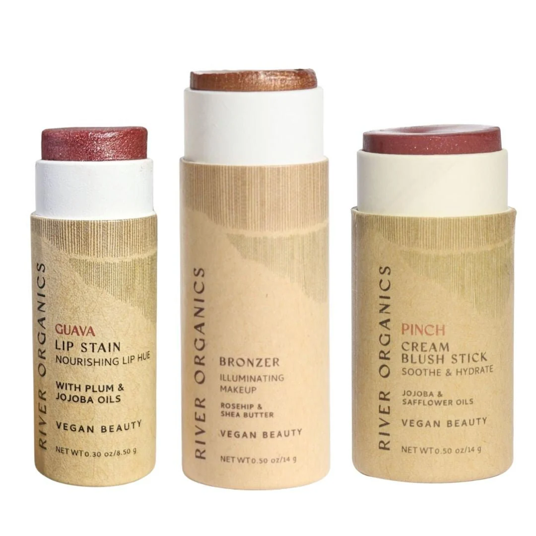 River Organics Lip + Highlighter + Blush Set - Image 37