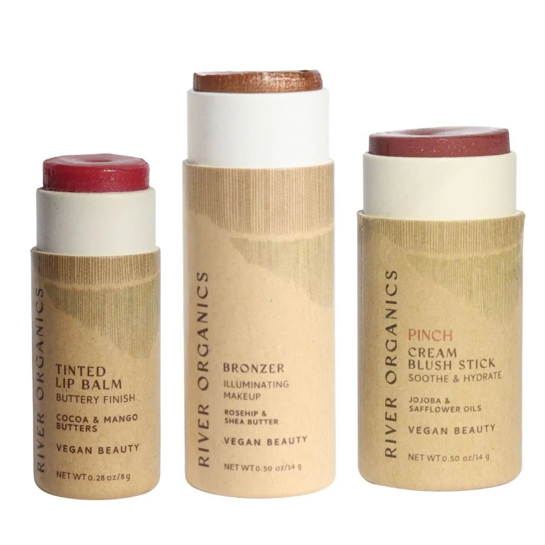 River Organics Lip + Highlighter + Blush Set - Image 61