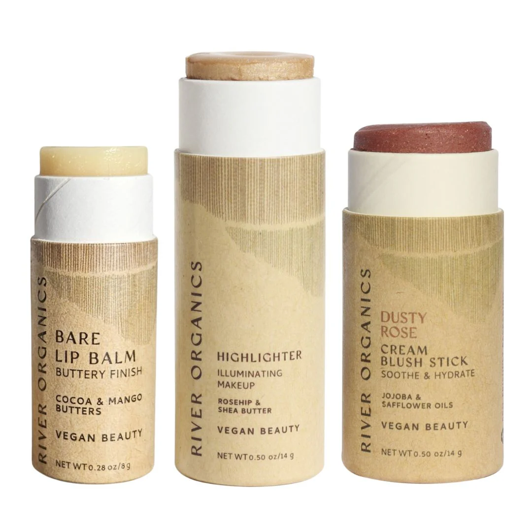 River Organics Lip + Highlighter + Blush Set - Image 81