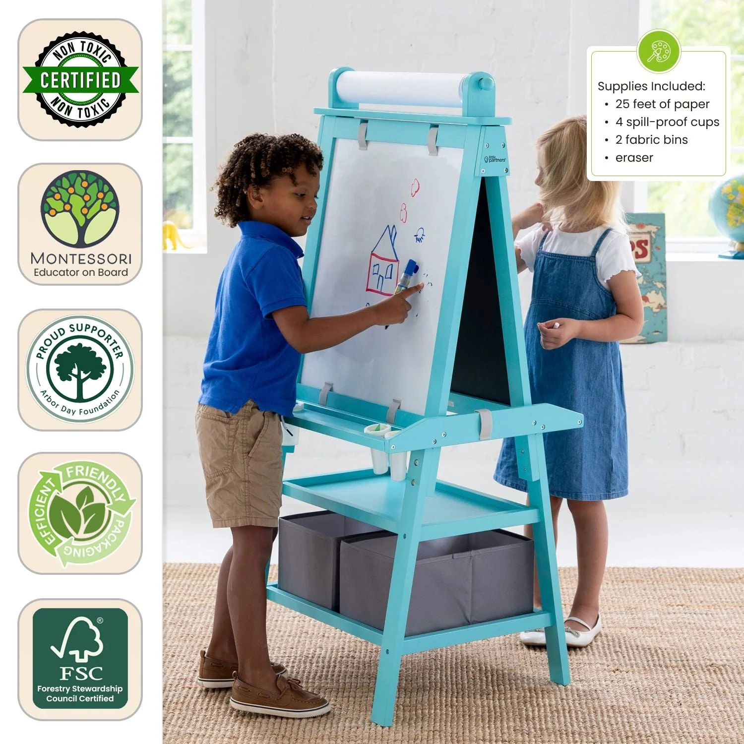 Little Partners Deluxe Learn & Play Art Center - Image 23