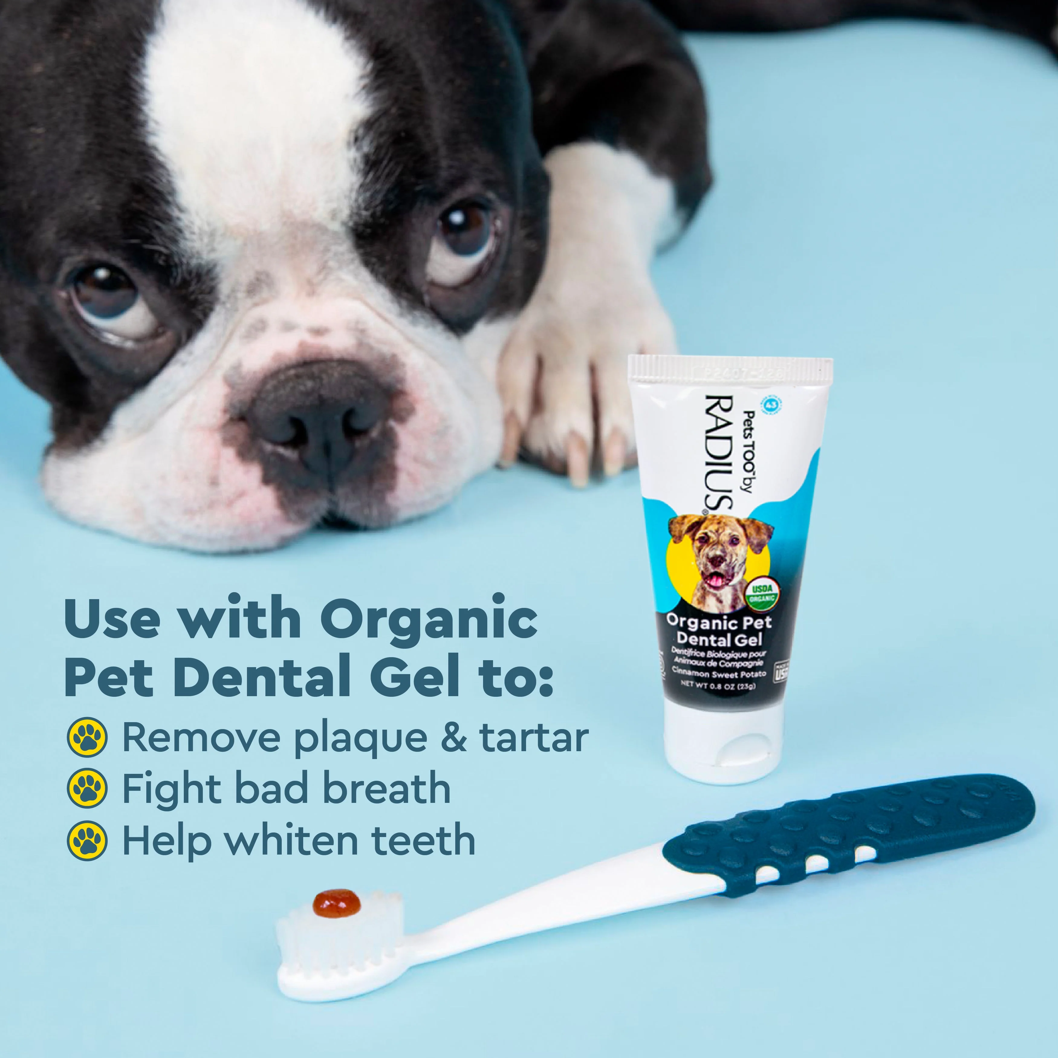 Radius Lush & Plush Soft Pet Toothbrush - Image 3