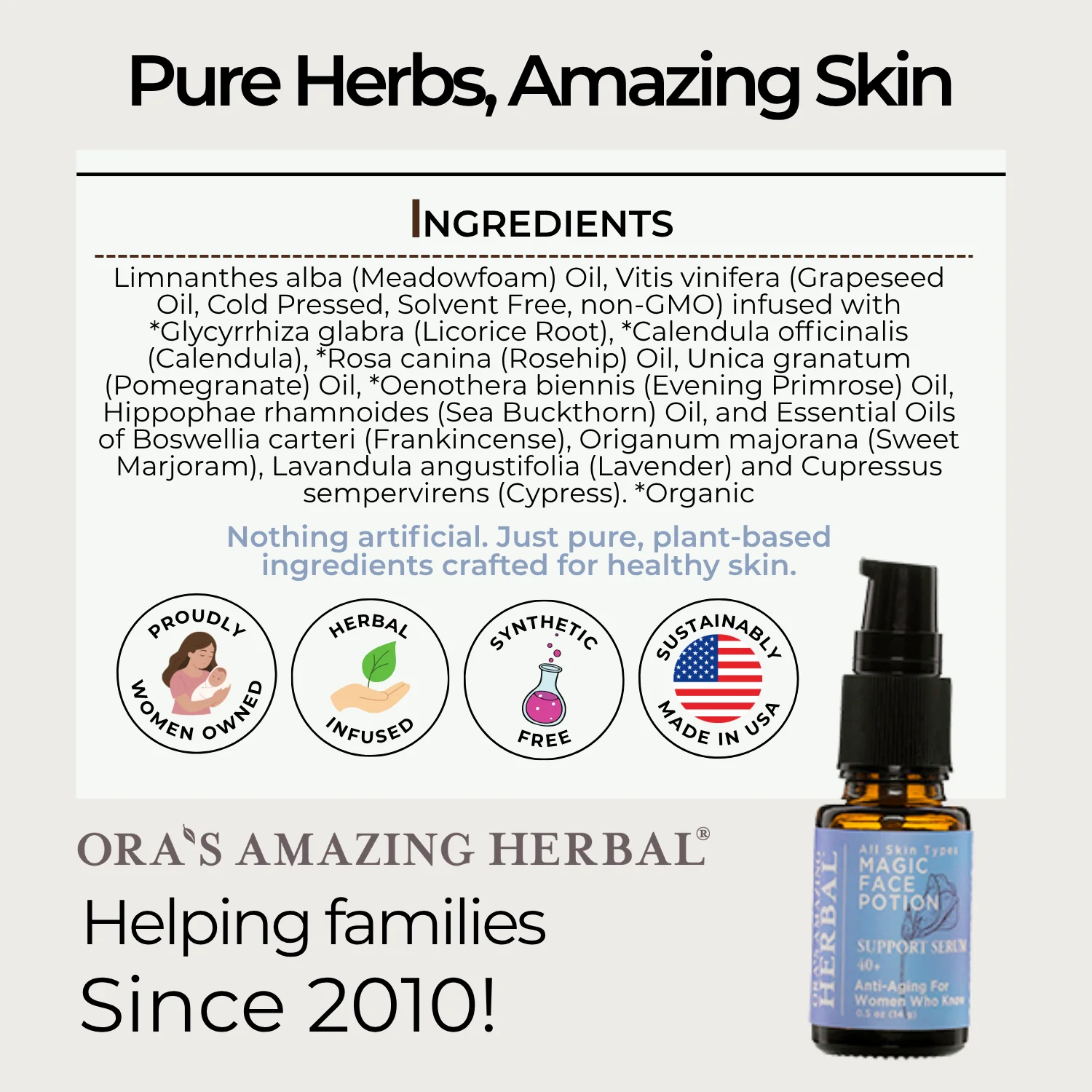Ora's Amazing Herbal Magic Face Potion, For Women Who Know - Image 6