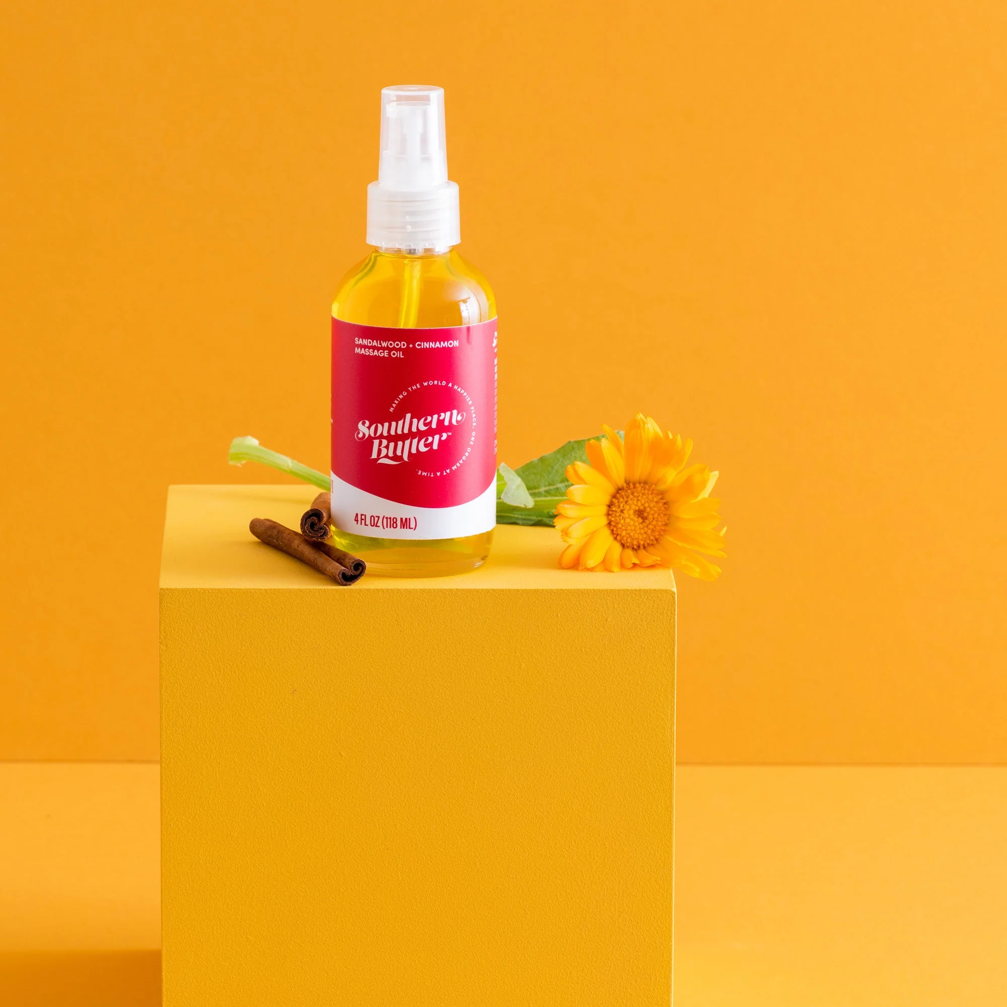 Green Goo Massage Oil - Sandalwood + Cinnamon by Southern Butter - Image 5