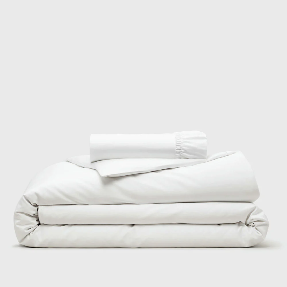 Public Goods Organic Duvet Cover & Fitted Sheet Set