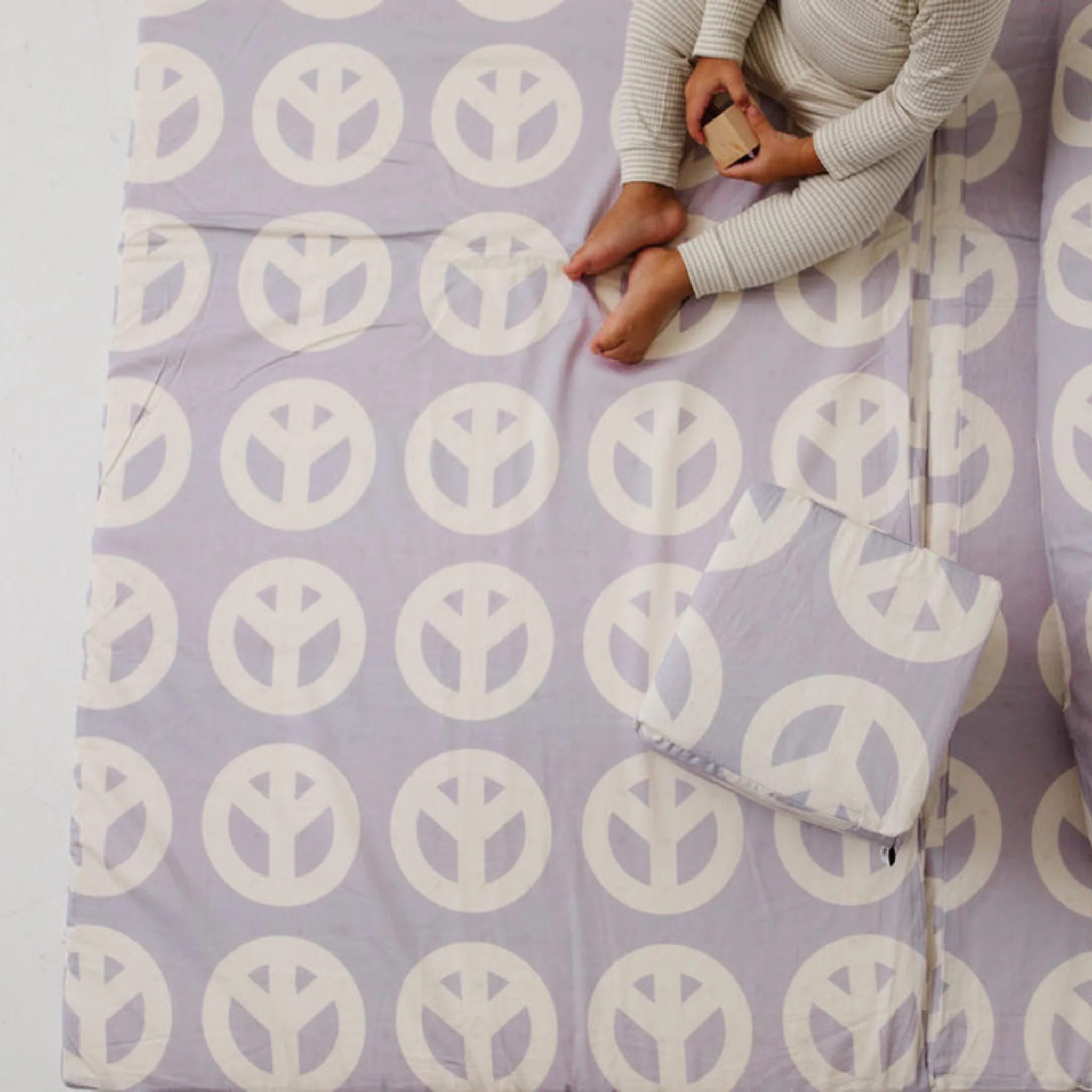 Toki Mats Peace Sign Organic Cotton Mat - Image 10