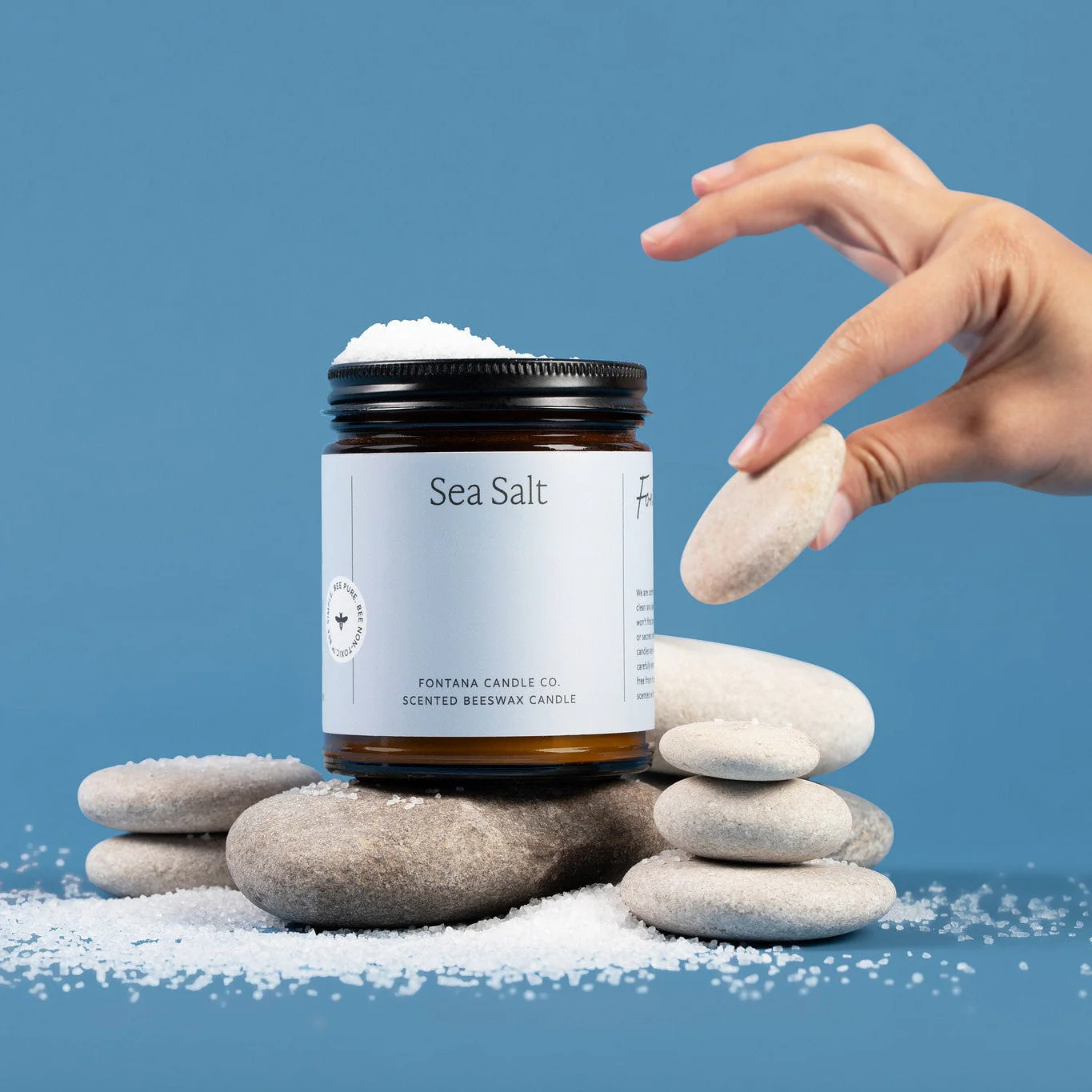 Fontana Candle Co Sea Salt Jar Candle - Image 2