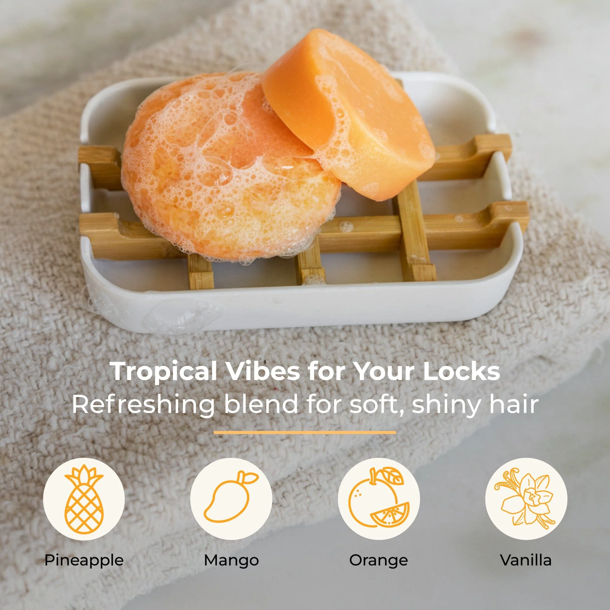 Zero Waste Store Shampoo & Conditioner Bar Duo - Image 6