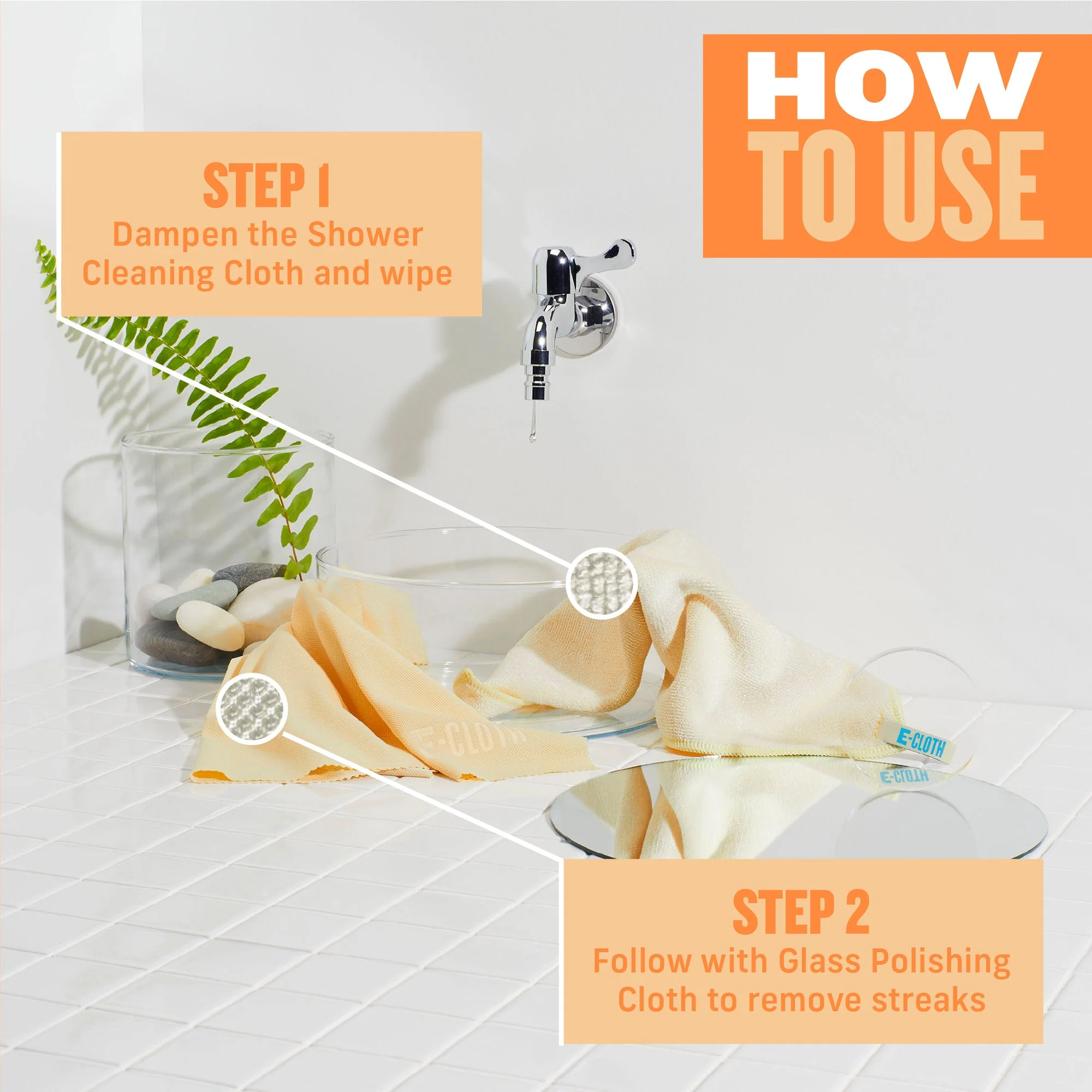 E-Cloth Shower Cleaning Kit - Image 4