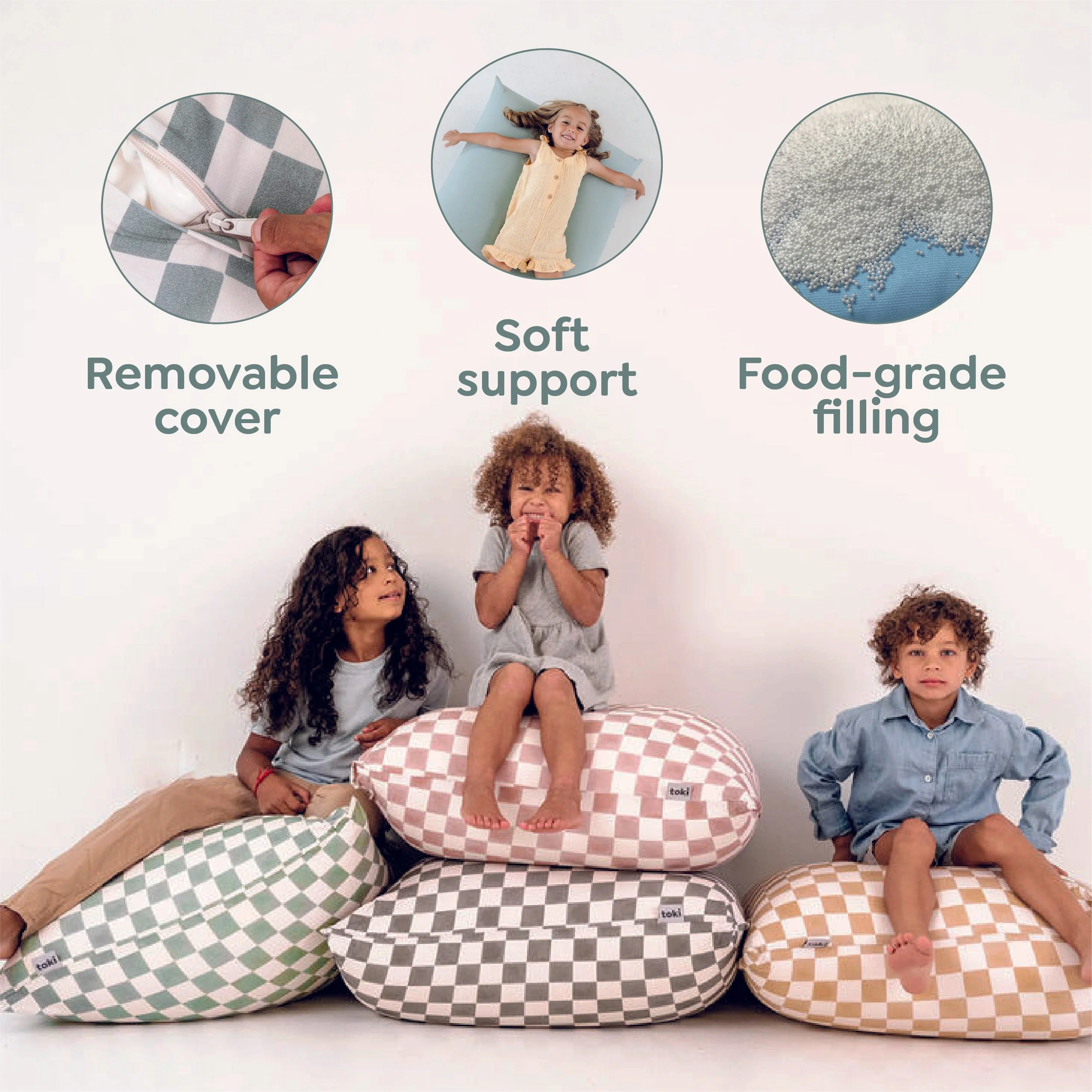 Terrazzo Chalk Bean Bag - Image 8
