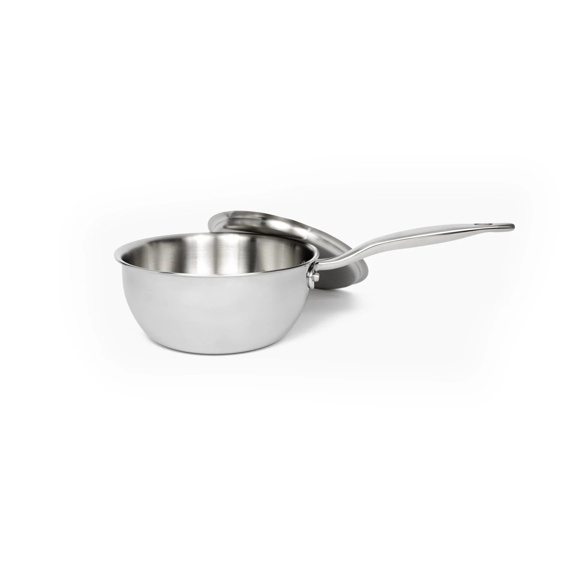 Heritage Steel Titanium Series 2 Quart Saucier with Lid - Image 3