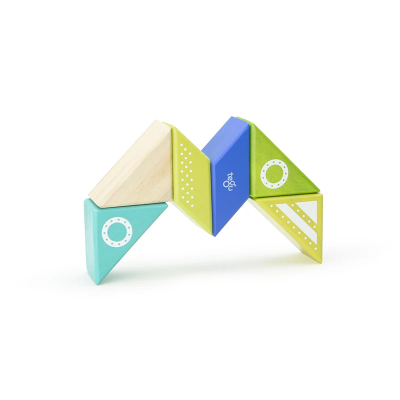 Tegu Travel Pals - Spaceship  Magnetic Wooden Blocks  6 pieces - Image 4