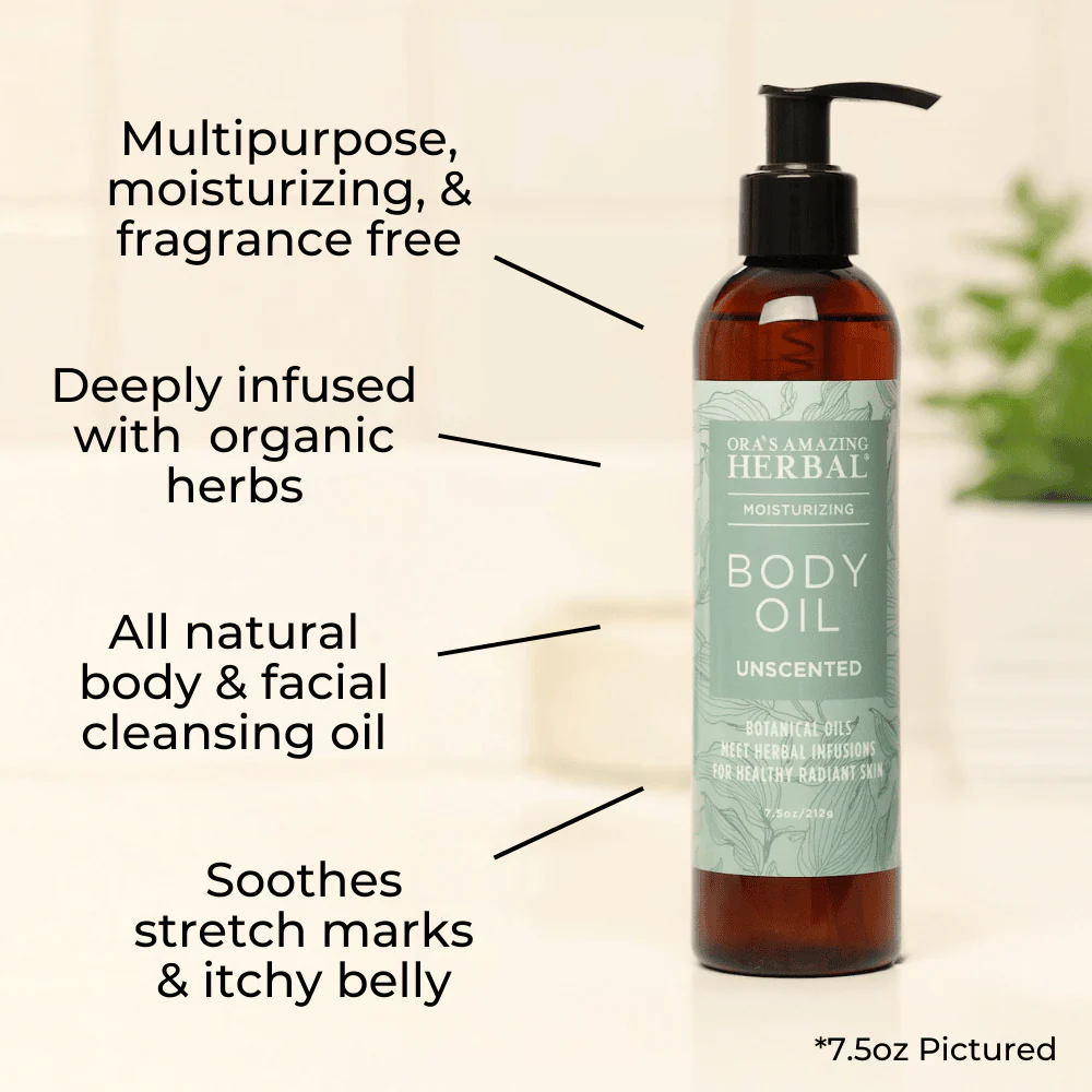 Ora's Amazing Herbal Unscented Body & Facial Cleansing Oil - Image 2