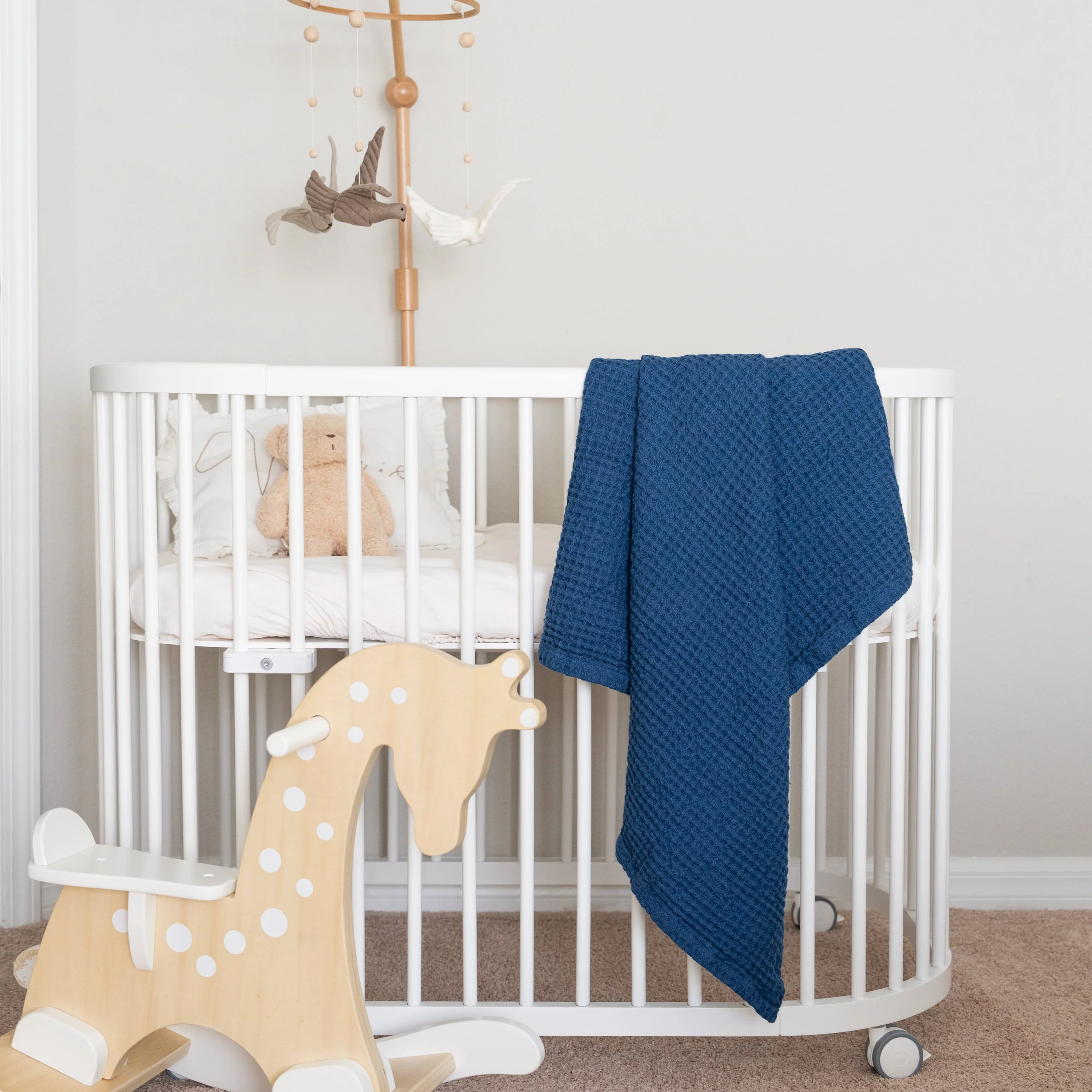 Organic Cotton Mart Waffle Baby Blanket - Image 3