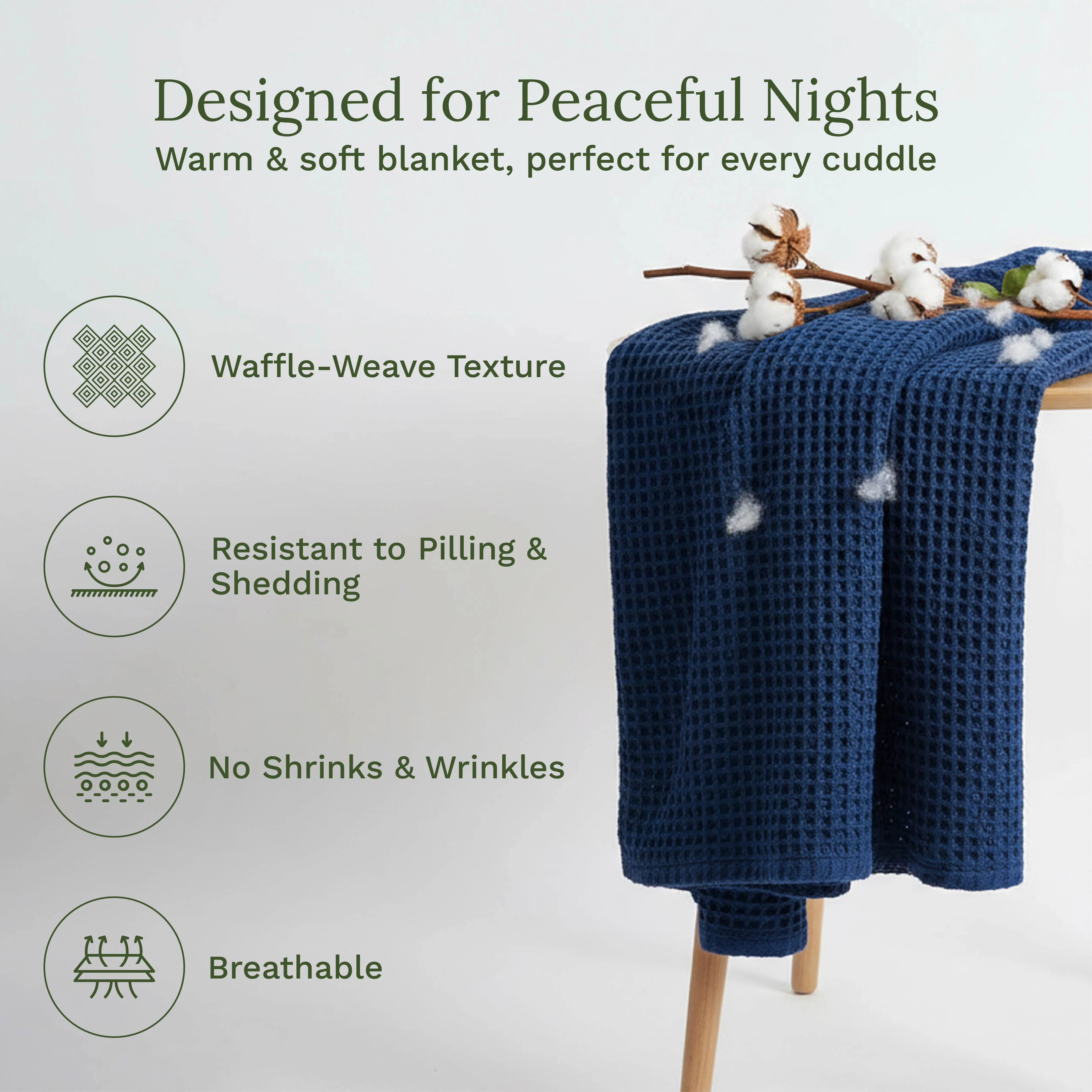 Organic Cotton Mart Waffle Weave Blanket - Image 11