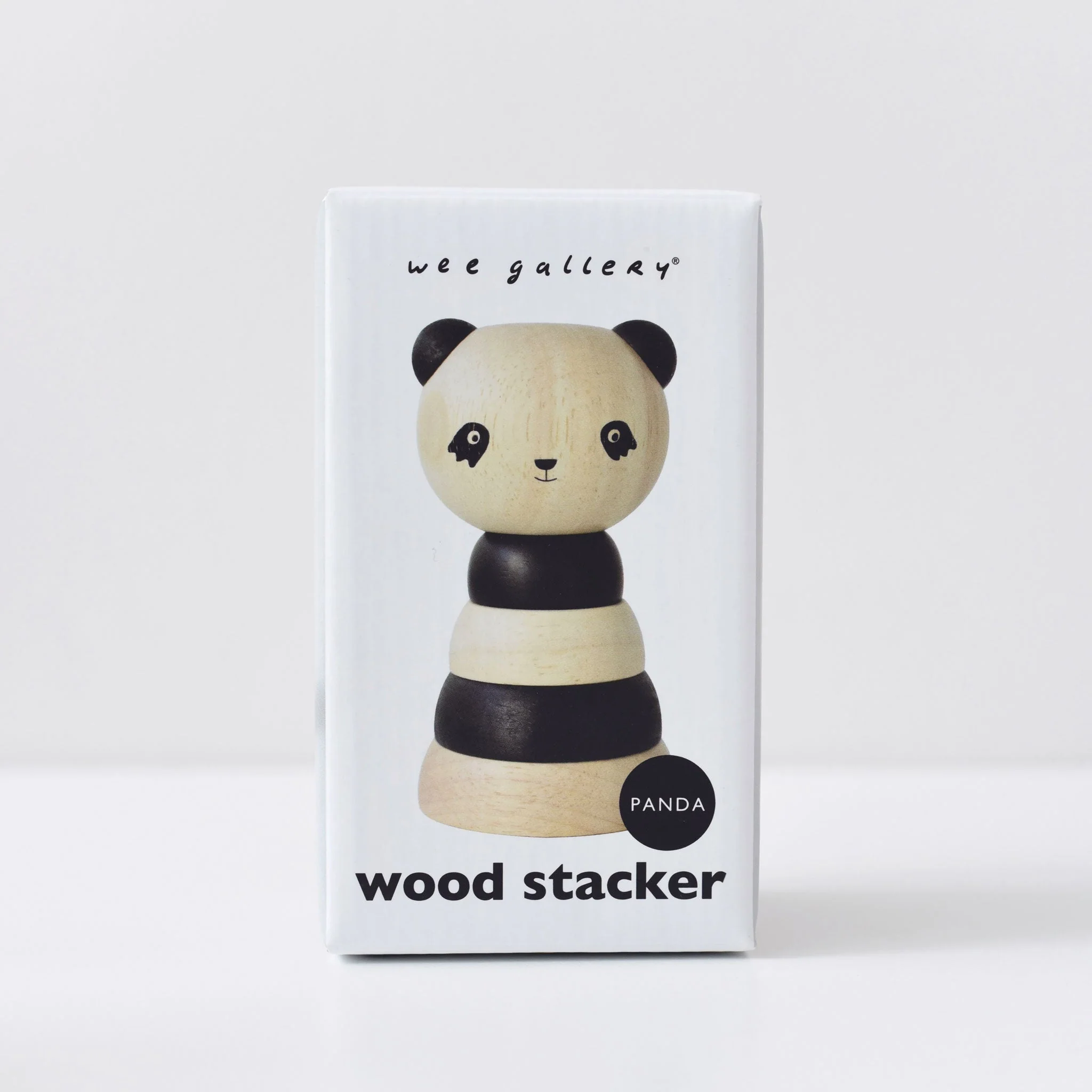 Wee Gallery Wood Stacker - Panda - Image 8