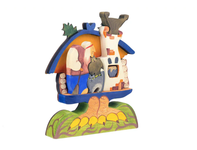 PoppyBabyCo Wooden Witch (Baba Yaga) in the House